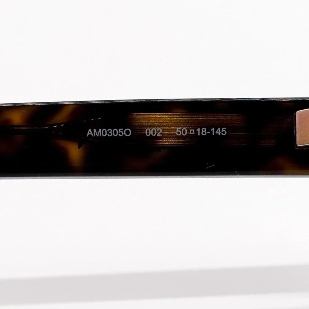 NEW ALEXANDER MCQUEEN EYEGLASSES AM0305O 002 CAT EYE HAVANA WOMEN EYEWEAR